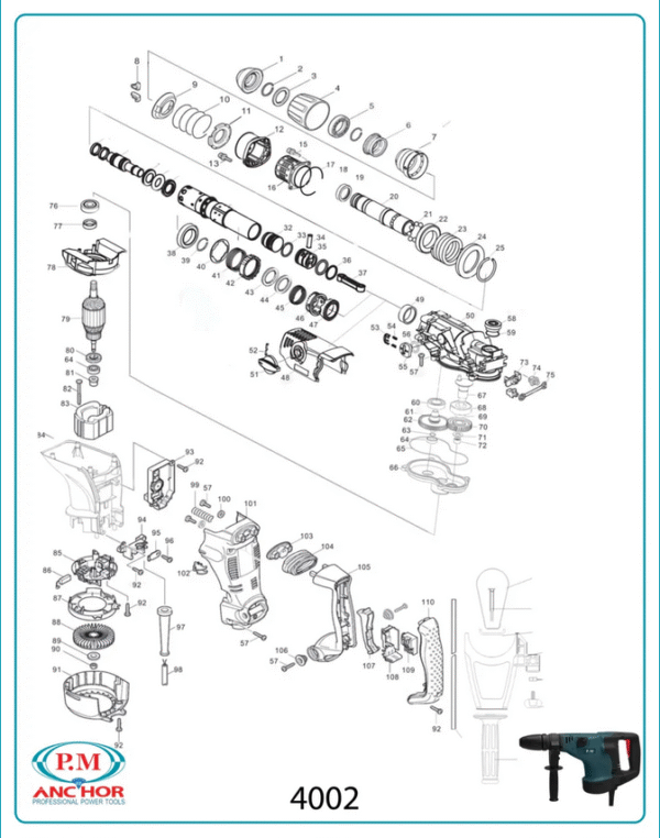 بتن کن 2 حالته 4002 پی ام -کد 67 - Image 2