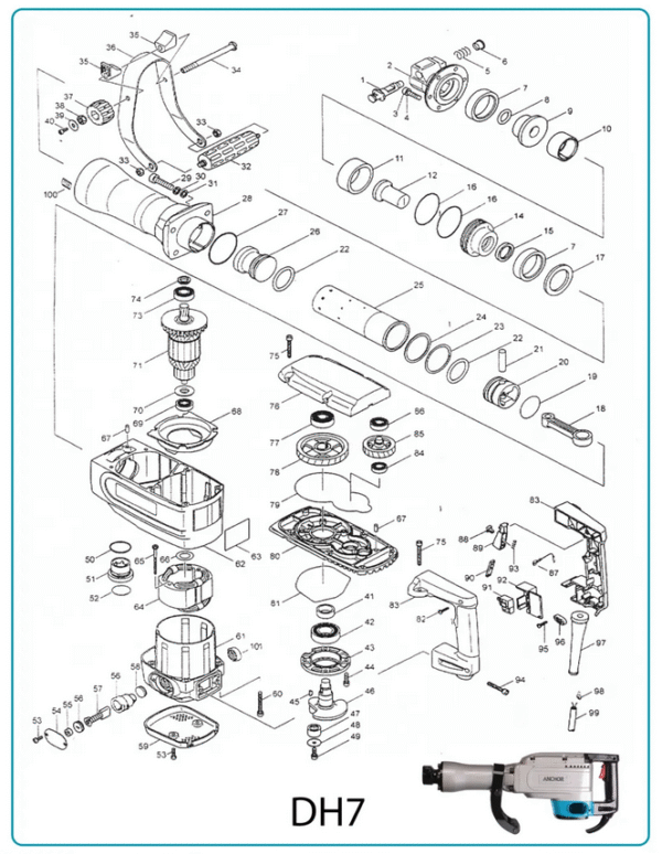 تخریب 1304 DH7 آنکور  گریسی-کد 75 - Image 2