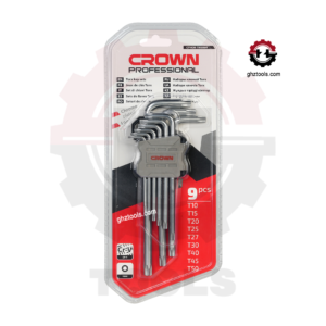 ست آچار آلن ستاره ای 9 عددی بلند کرون