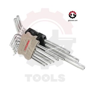 ست آچار آلن ستاره ای 9 عددی بلند کرون