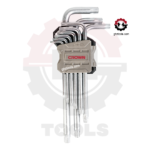 ست آچار آلن ستاره ای 9 عددی بلند کرون