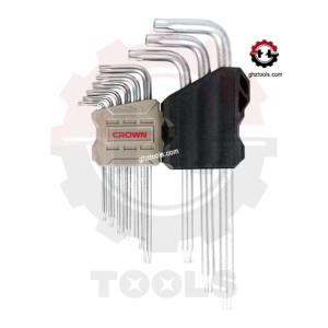 ست آچار آلن ستاره ای 9 عددی بلند کرون