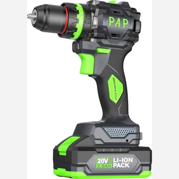 دستگاه دریل شارژی چکشی براشلس 20 ولت 2015 دستگاه دریل شارژی چکشی براشلس 20 ولت 2015