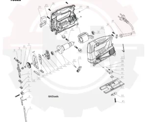 نقشه انفجاری اره عمود بر 4165 رونیکس