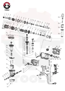 نقشه انفجاری بتن کن 1440 ان ای سی NEC