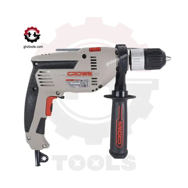 دریل چکشی صنعتی 13 میلیمتر 600 وات سه نظام آچاری